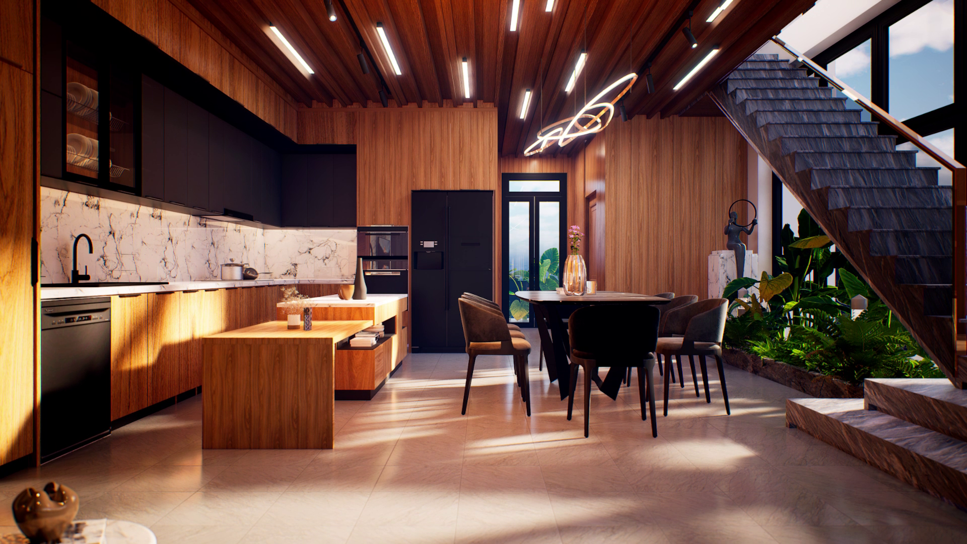 Recorrido virutal livinroom Unreal engine 2023